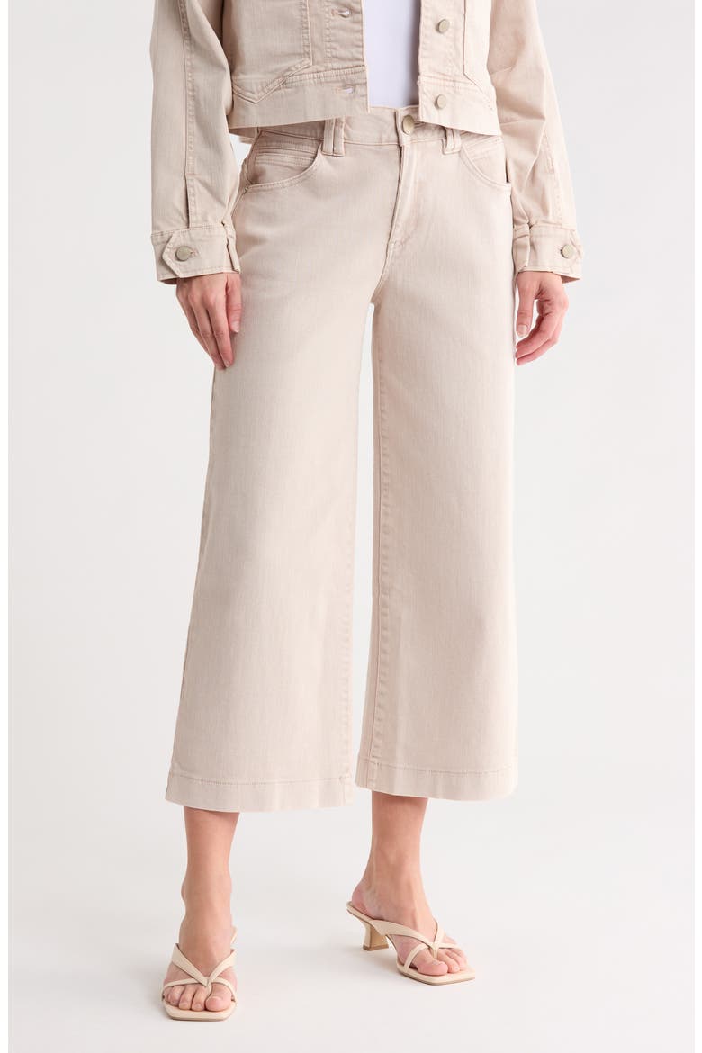 Wide Leg Crop Jeans, Main, color, WASHED LINEN