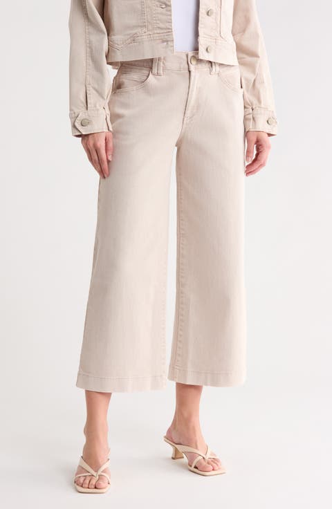 Wide Leg Crop Jeans