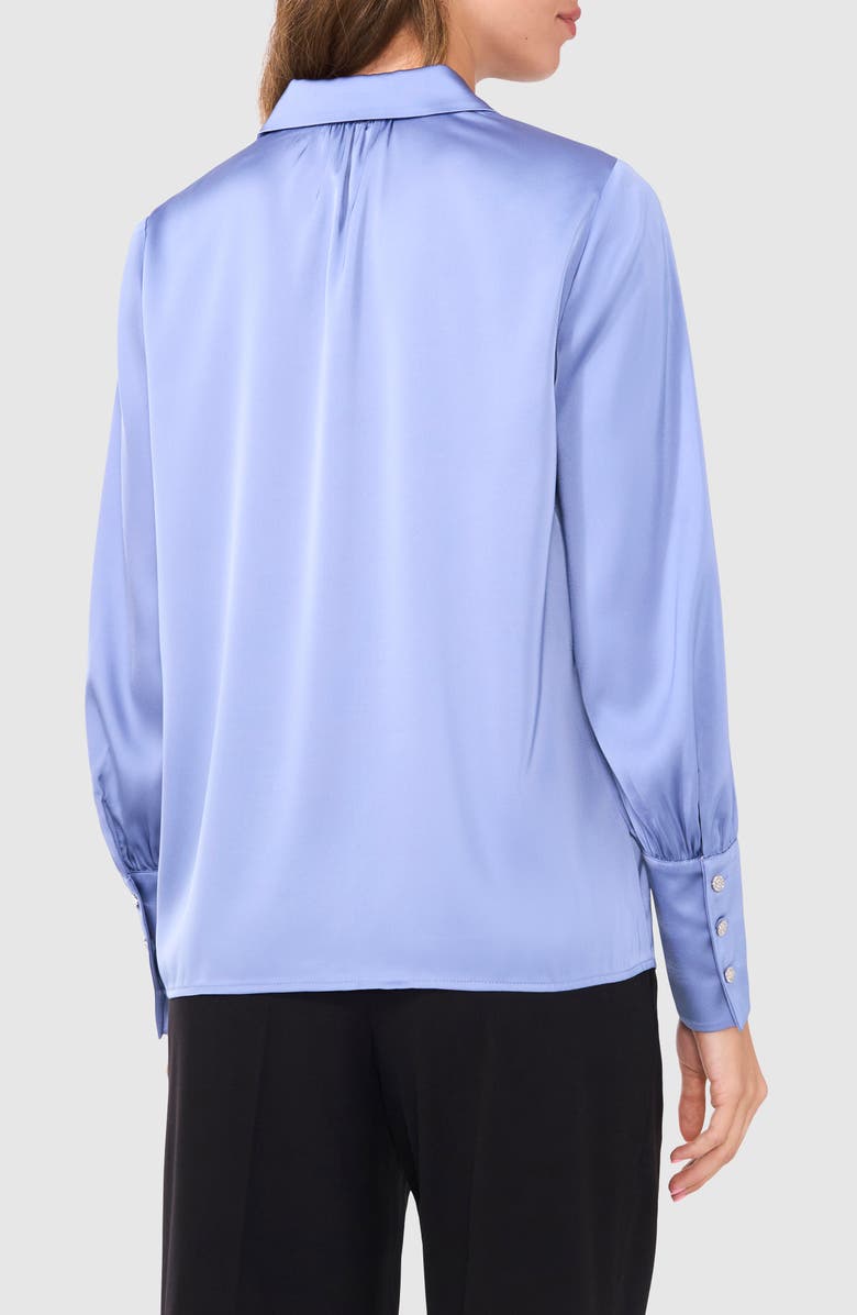 Halogen<sup>®</sup> Button-Up Shirt, Alternate, color, Blue Blossom