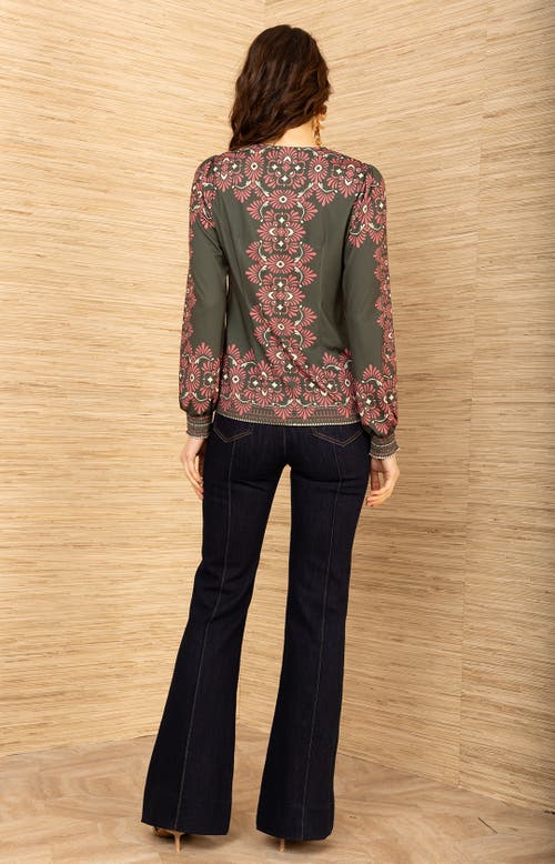 Hale Bob Addisyn Jersey Top In Brown