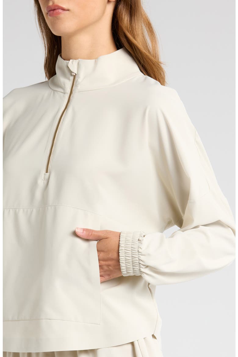 Mirage Water-Repellent Half-Zip Jacket, Alternate, color, SAND