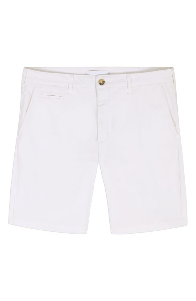 Robert Graham Brightside Stretch Cotton Woven Shorts, Alternate, color, Bright White