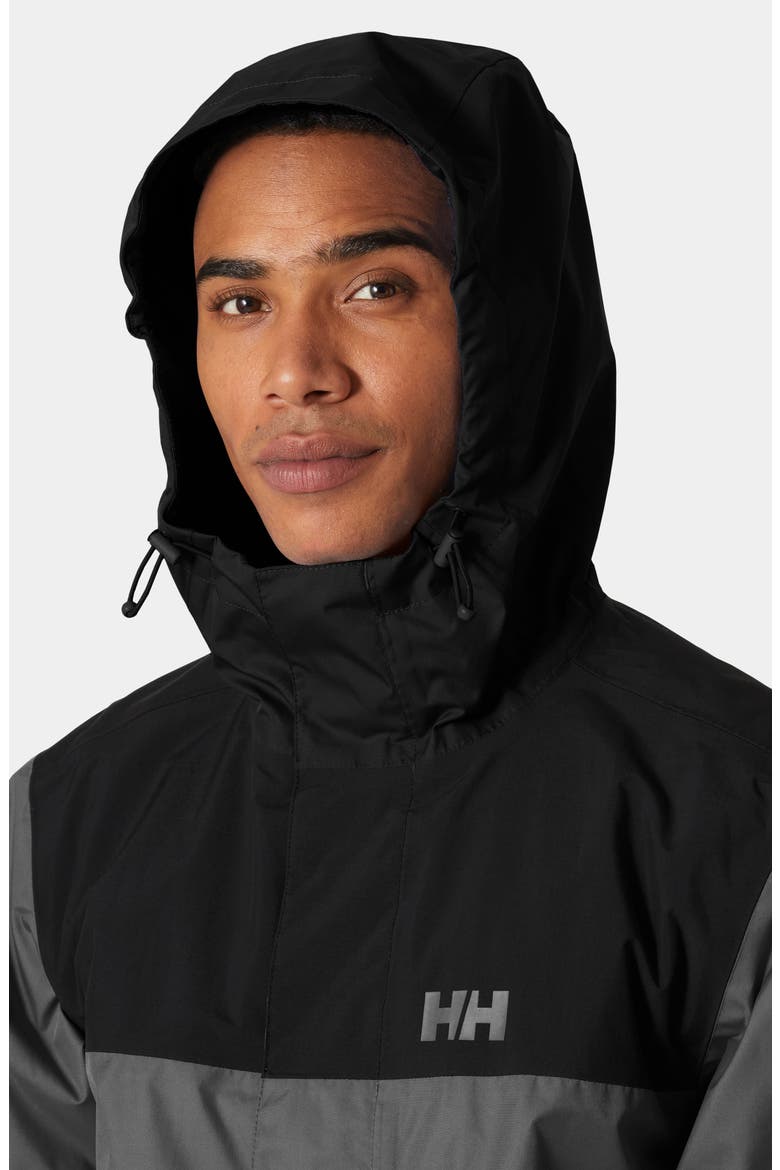 Vancouver Rain Jacket, Alternate, color, EBONY