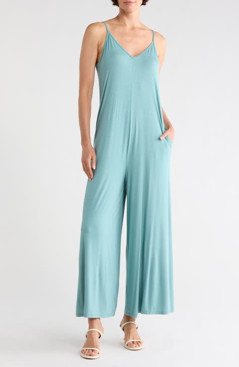 V-Neck Strappy Jumpsuit