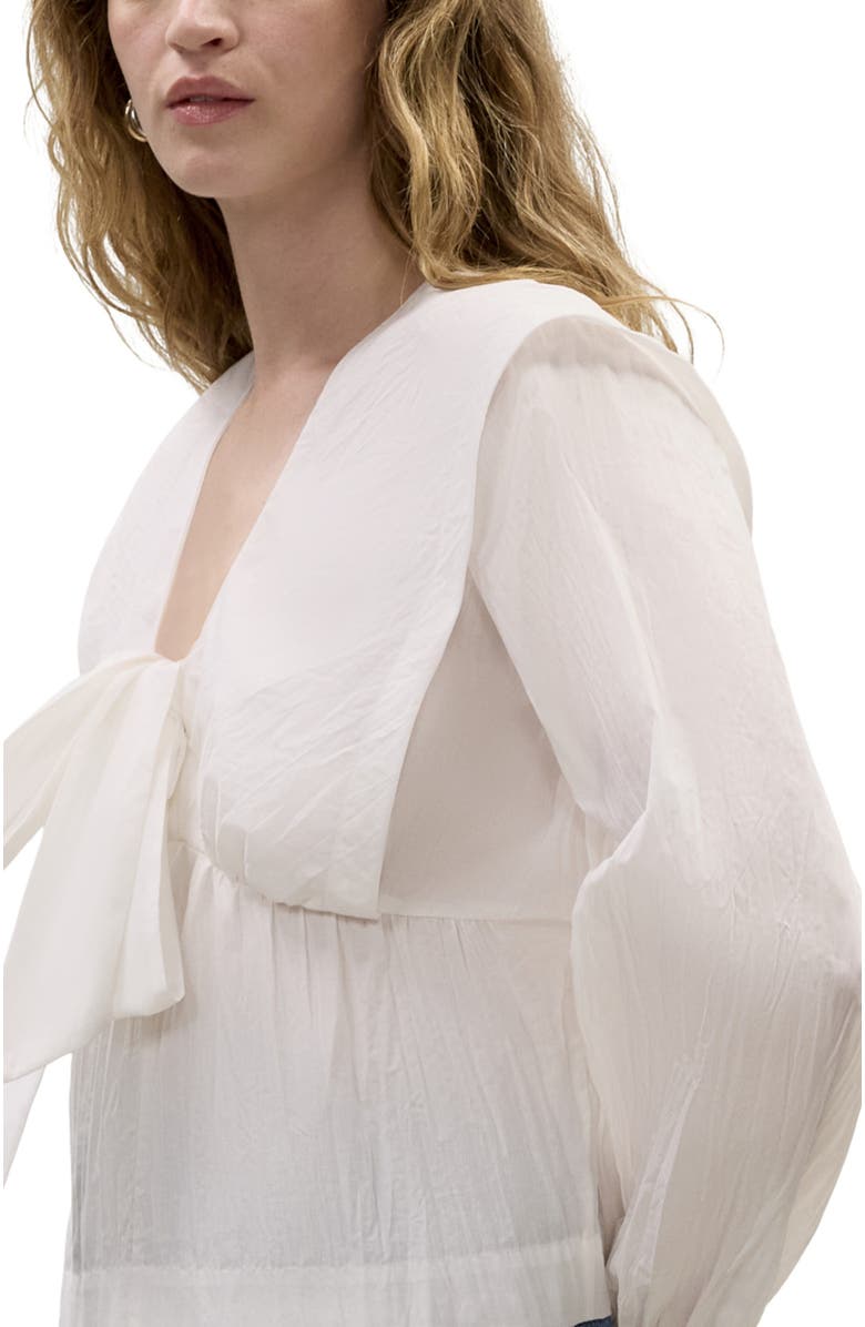 Rebecca Taylor Marietta Cape Blouse, Alternate, color, Milk