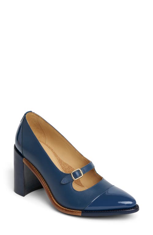 Shop The Office Of Angela Scott Miss Eliza Pump In Navy