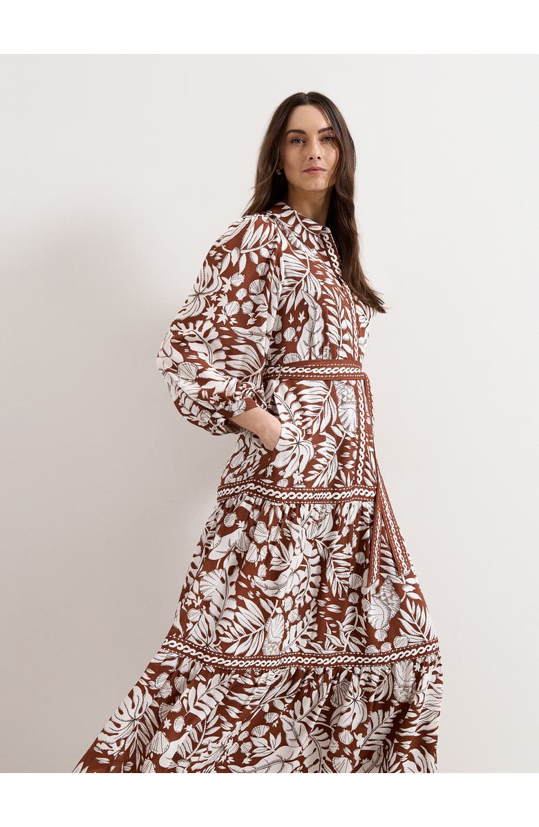 Phase Eight Coralie Tan Dress, Alternate, color, Tan