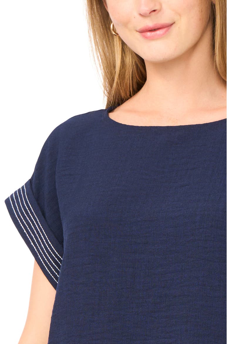 Stitch Cuff Top, Alternate, color, CLASSIC NAVY