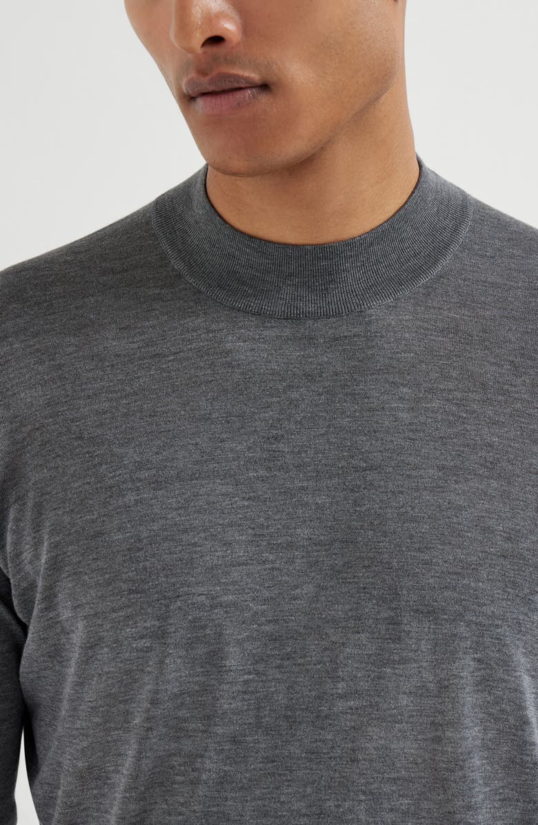 Brunello Cucinelli Lightweight sweater, Alternate, color, Dark Grey