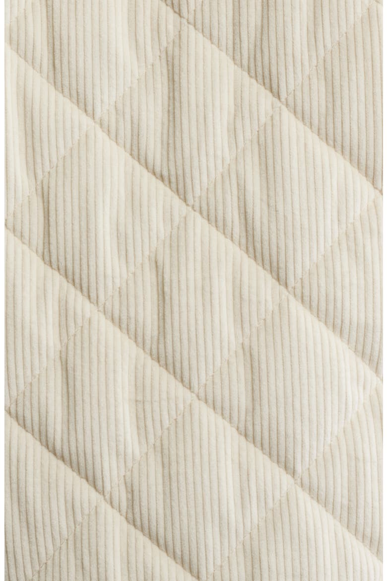 Quilted Corduroy Jacket, Alternate, color, CREAM