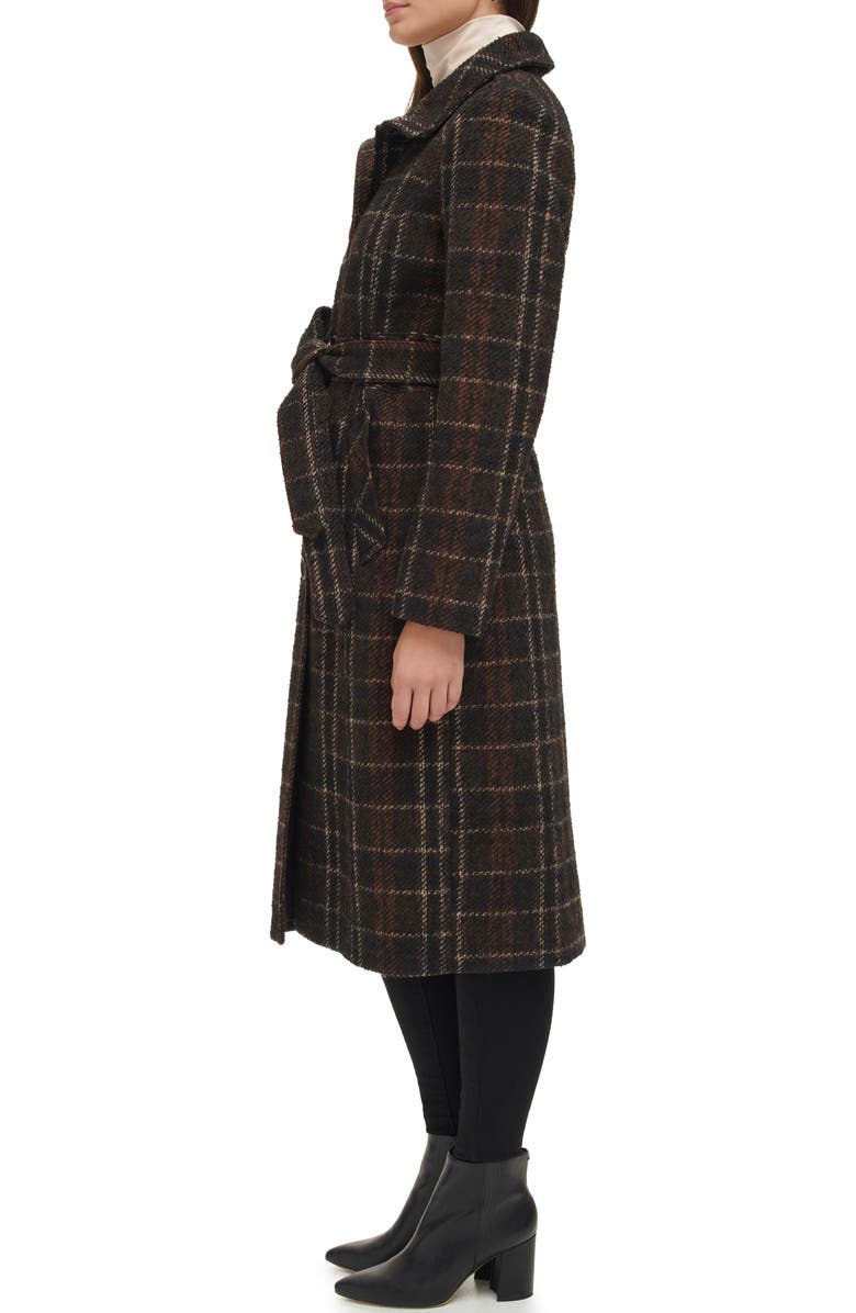 Kenneth Cole New York Military Wool Blend Coat, Alternate, color, 