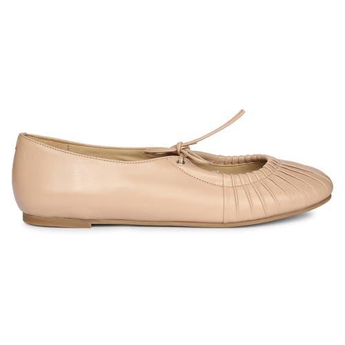 Jelavu Ellie Tied Bow Ruched Ballerina In Ivory