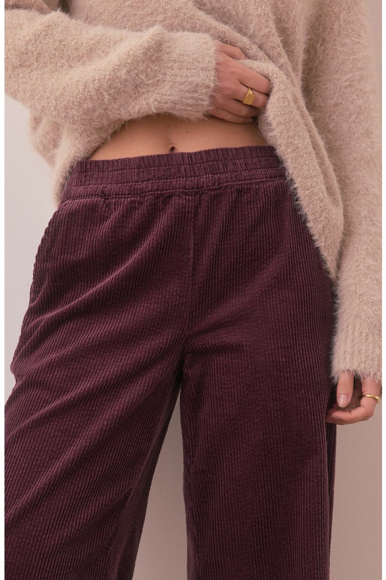 Allison Corduroy Pants, Alternate, color, WINDSOR WINE