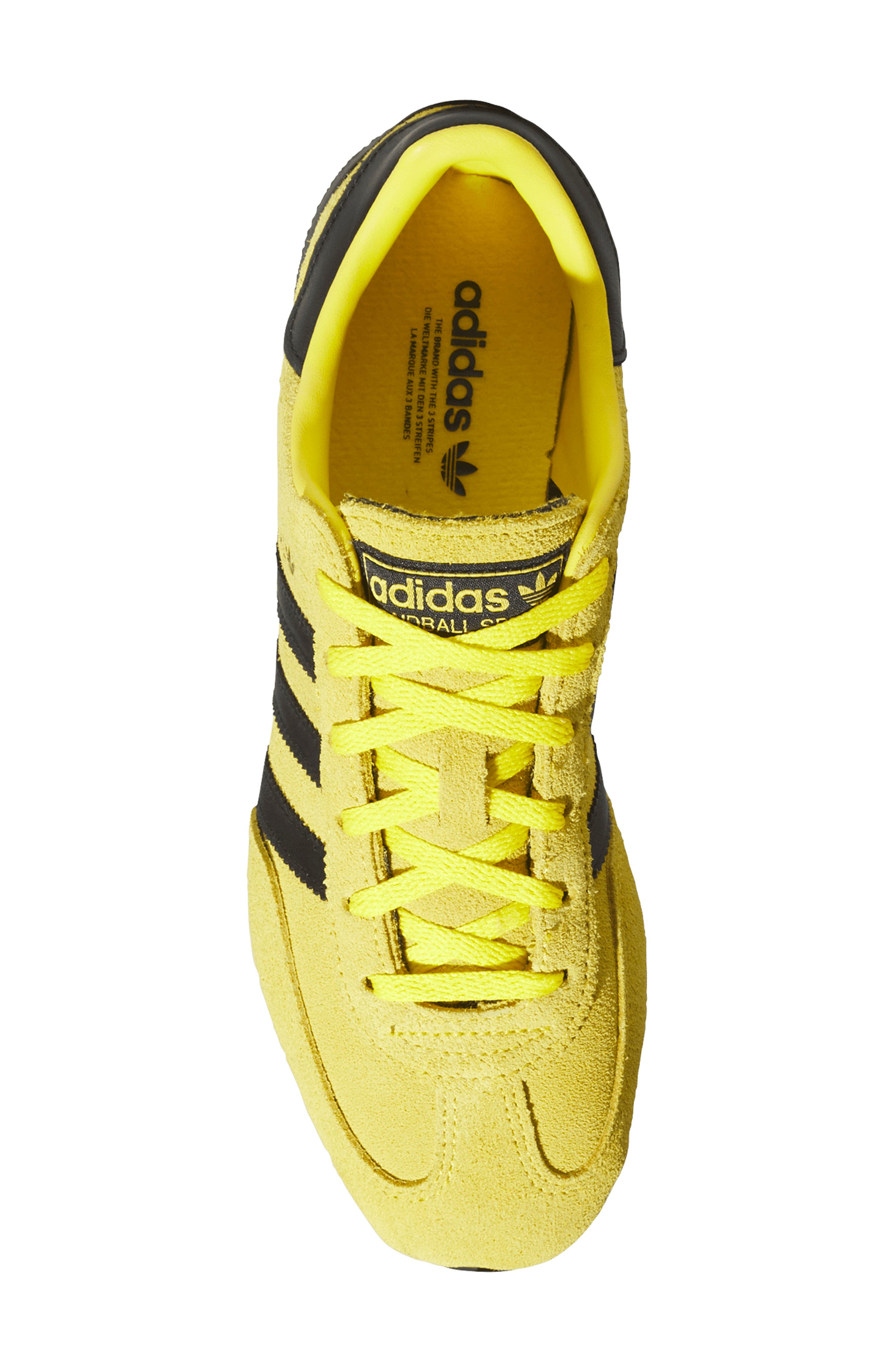 Gazelle Indoor Sneaker, Alternate, color, YELLOW/ CORE BLACK/ GOLD MET.