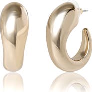 BCBG Gold Hoop Earrings