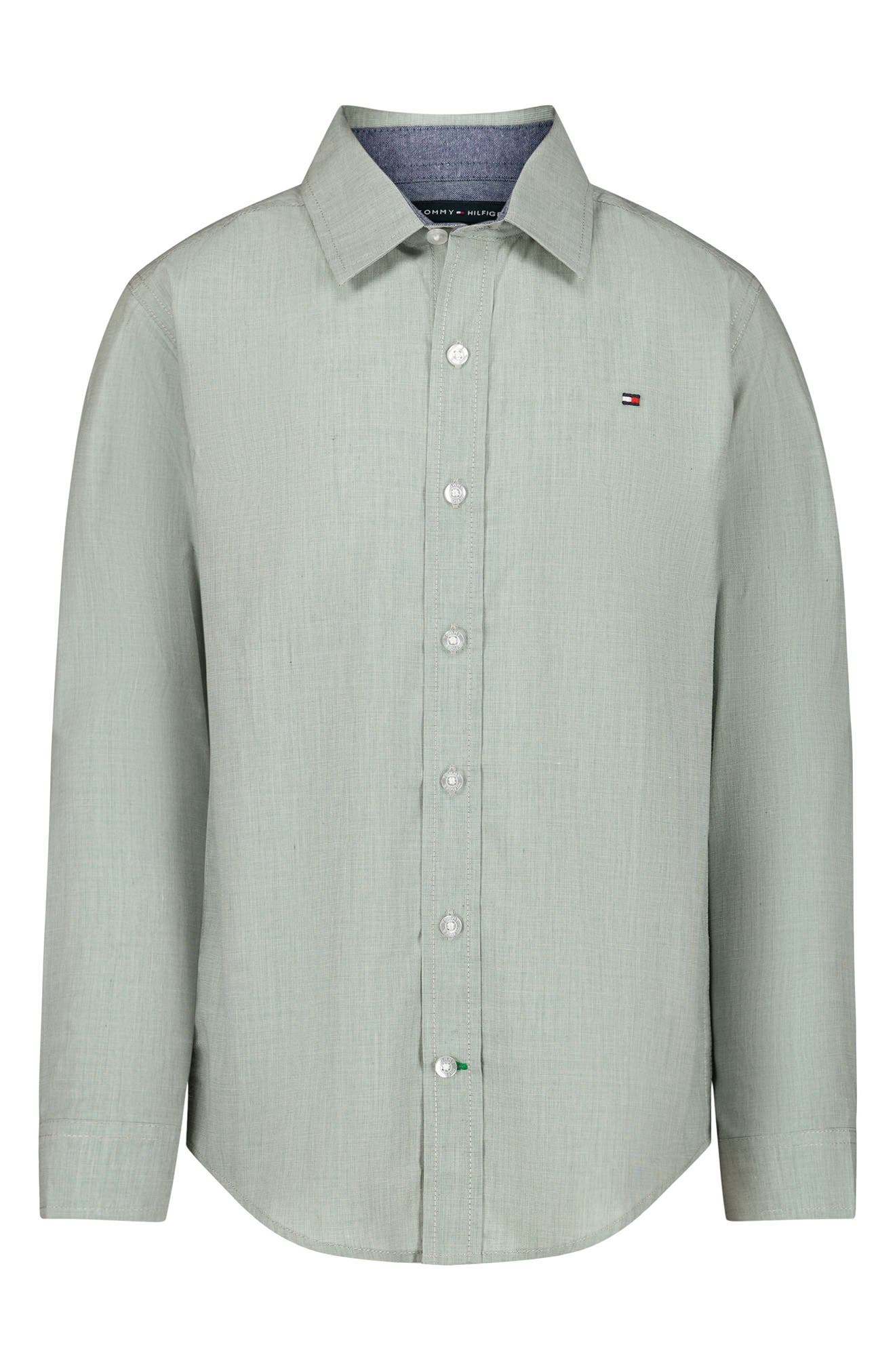 Kids' End On End Stripe Button-Up Shirt