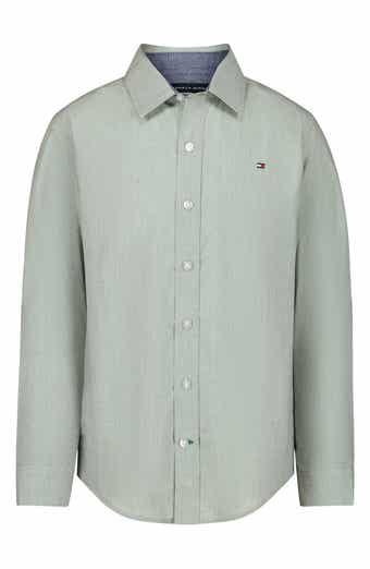 Kids' End On End Stripe Button-Up Shirt