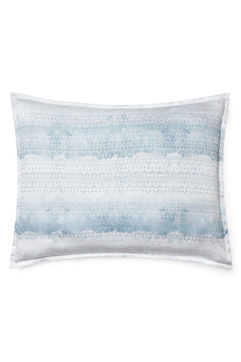 Brillanti Cotton Sateen Standard Sham, Main, color, SKY