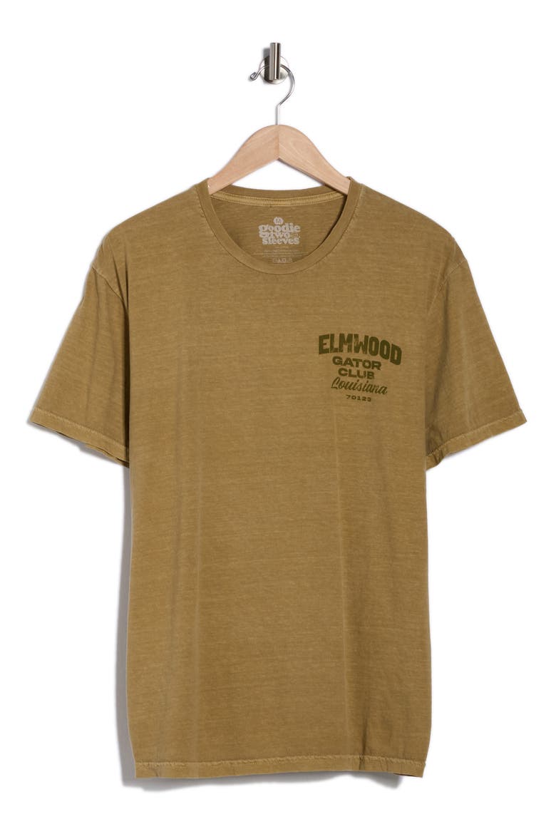 Elmwood Gator Club Louisiana Graphic T-Shirt, Alternate, color, BROWN