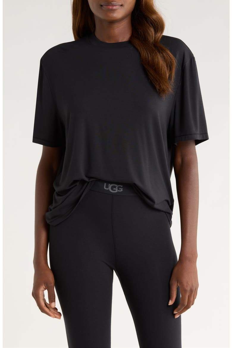 Amarys Relaxed T-Shirt, Main, color, BLACK