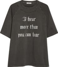 Undercover I Hear Oversize Cotton Graphic T-Shirt
