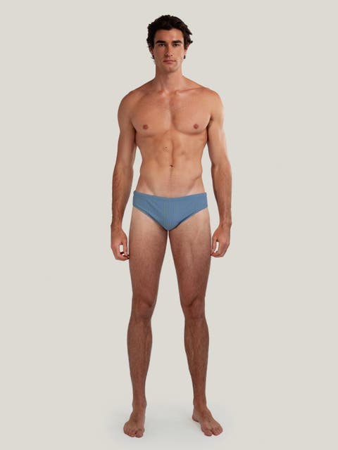 Dune Modern Cut Ribbed Stretch Swim Brief