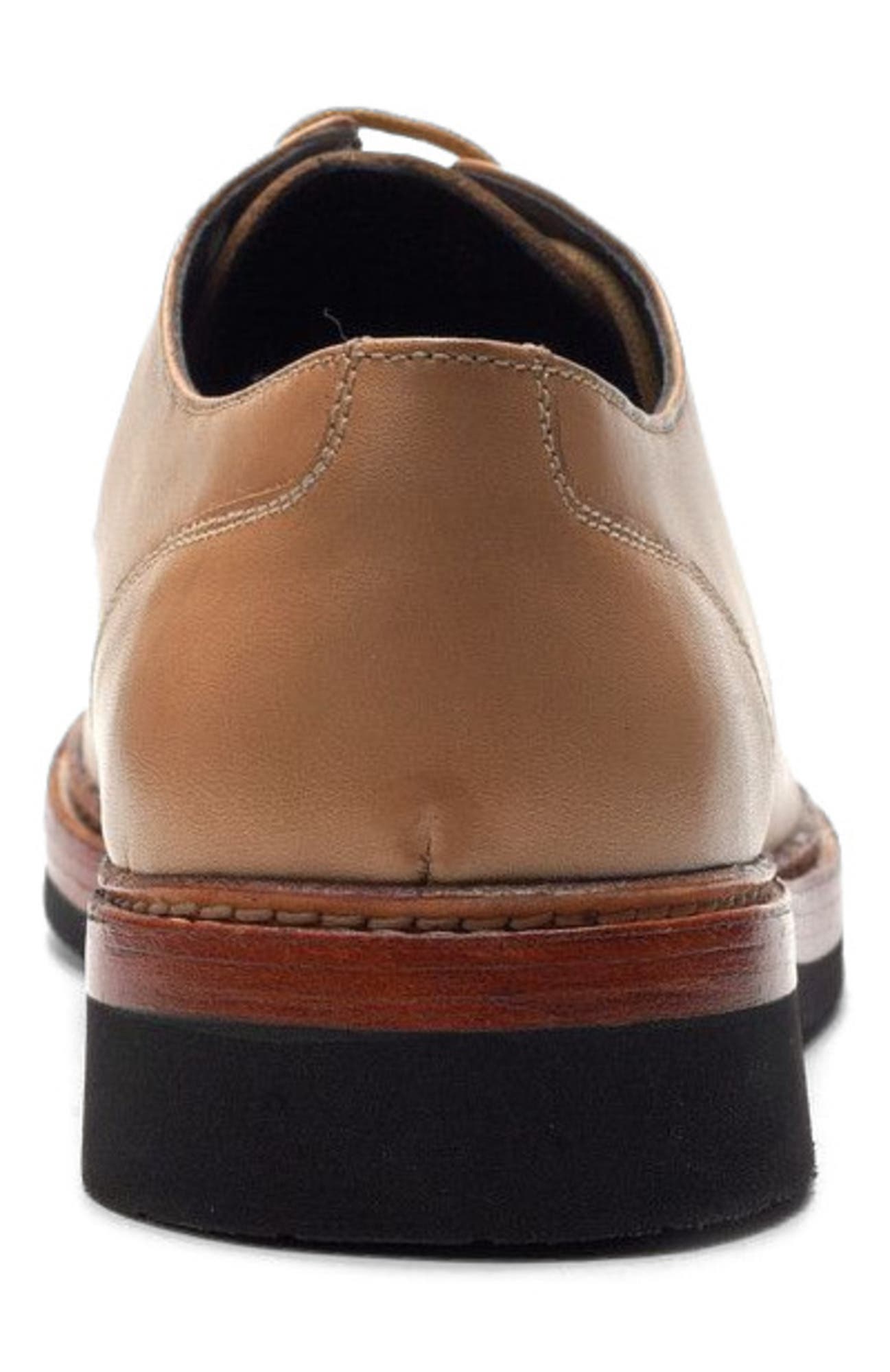 A. Veer Sorrento Moc Derby, Alternate, color, Sand Leather