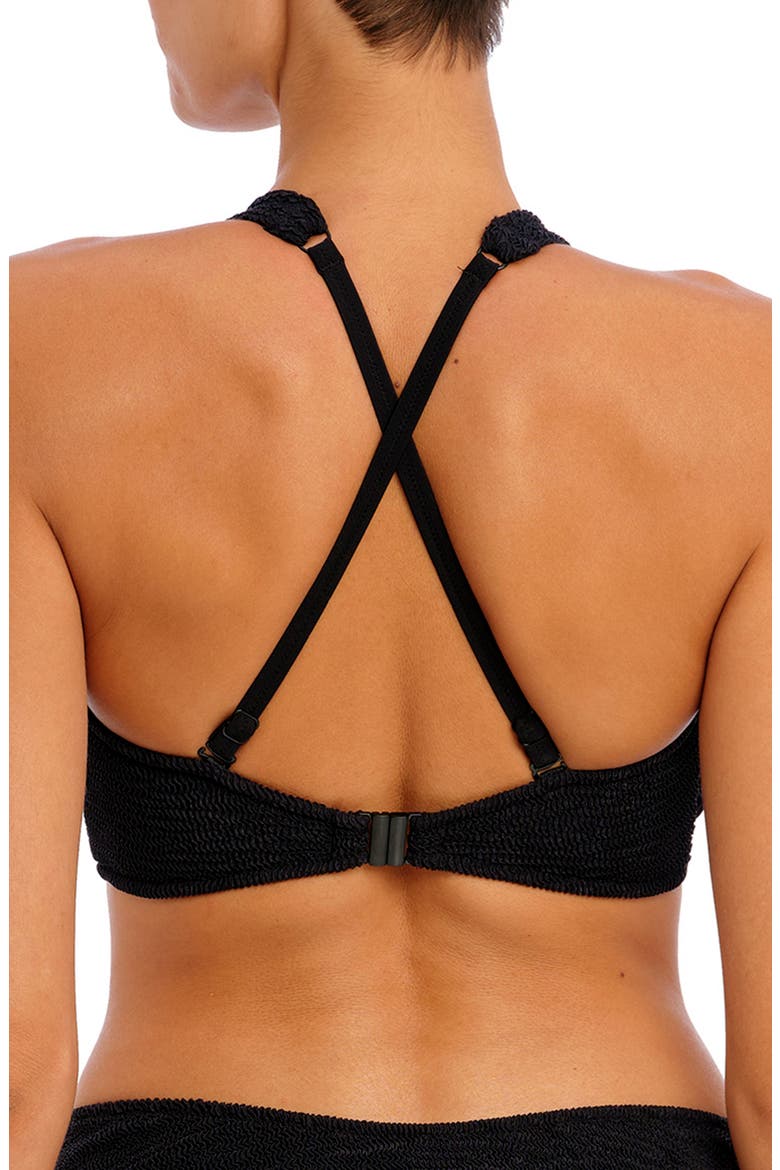 Ibiza Waves Underwire Bralette Bikini Top, Alternate, color, BLACK