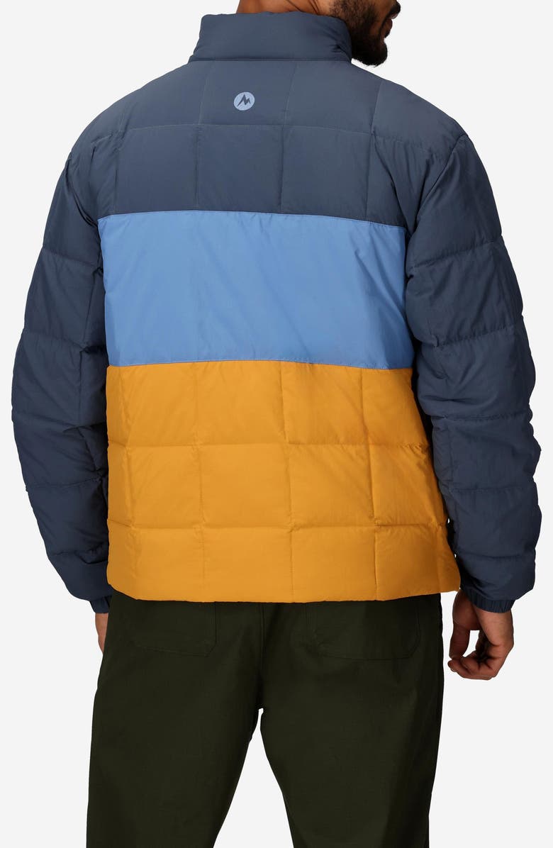 Marmot Ares Packable Recycled Nylon 700 Fill Power Down Puffer Jacket, Alternate, color, Thndrhd/Rncld/Hnyglz