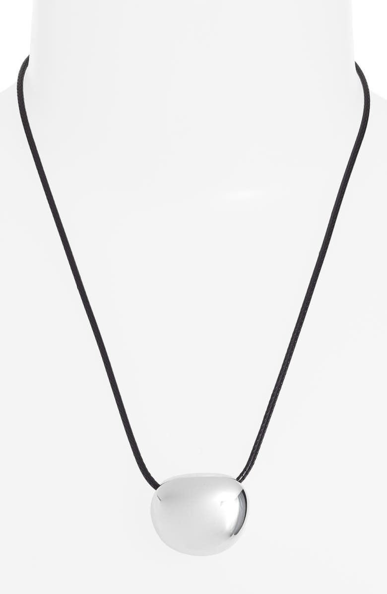 Nordstrom Polished Orb Cord Necklace, Alternate, color,