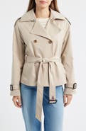 Tommy Hilfiger Belted Crop Trench Coat