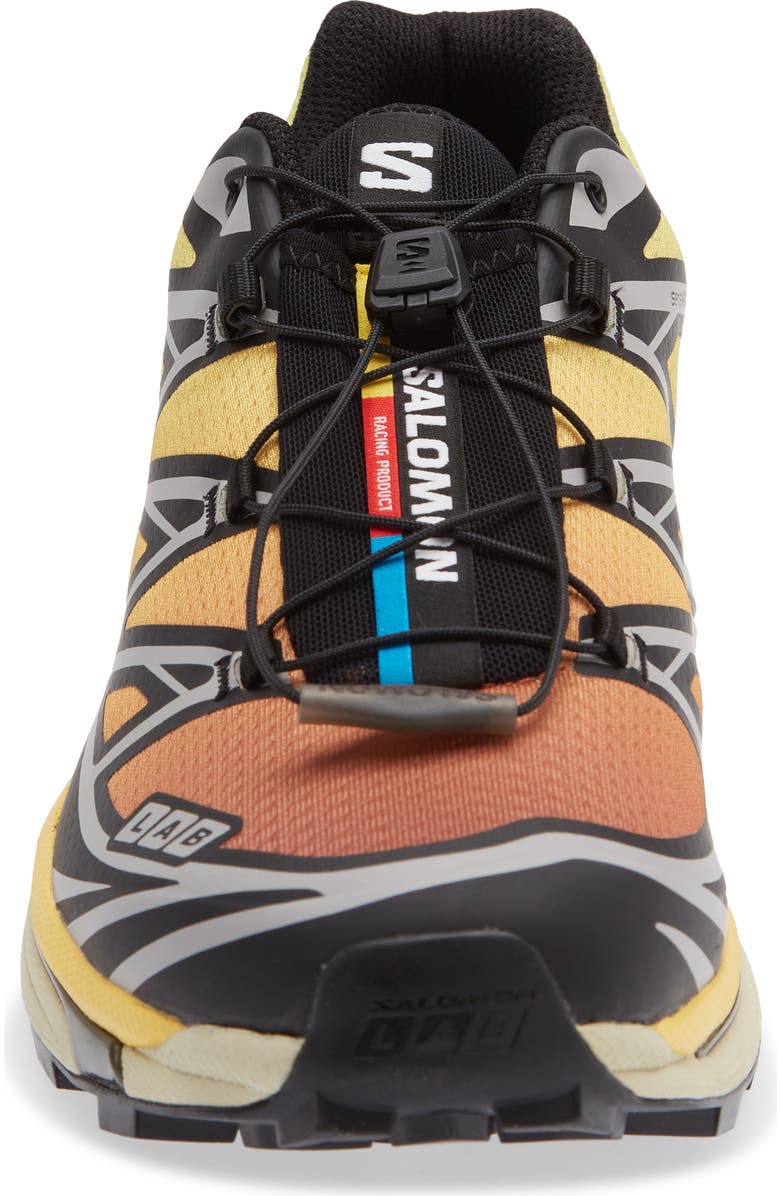 Salomon XT-6 Sneaker, Alternate, color, Black/ Grape Leaf/ Beach Ball