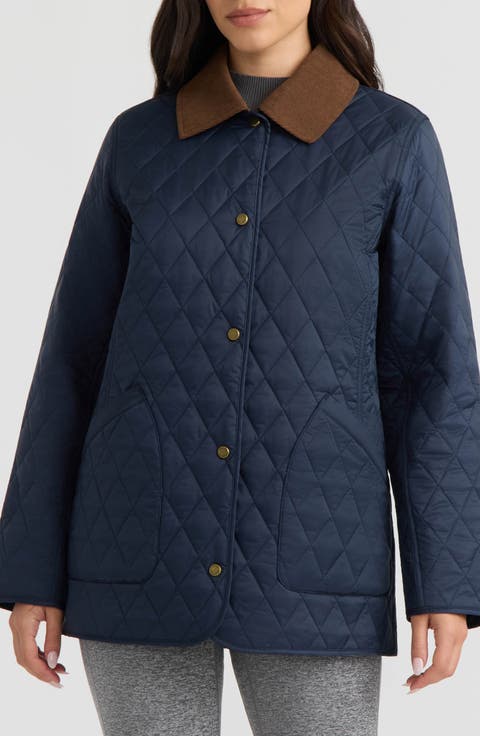 Rachel Diamond Quilted Barn Jacket