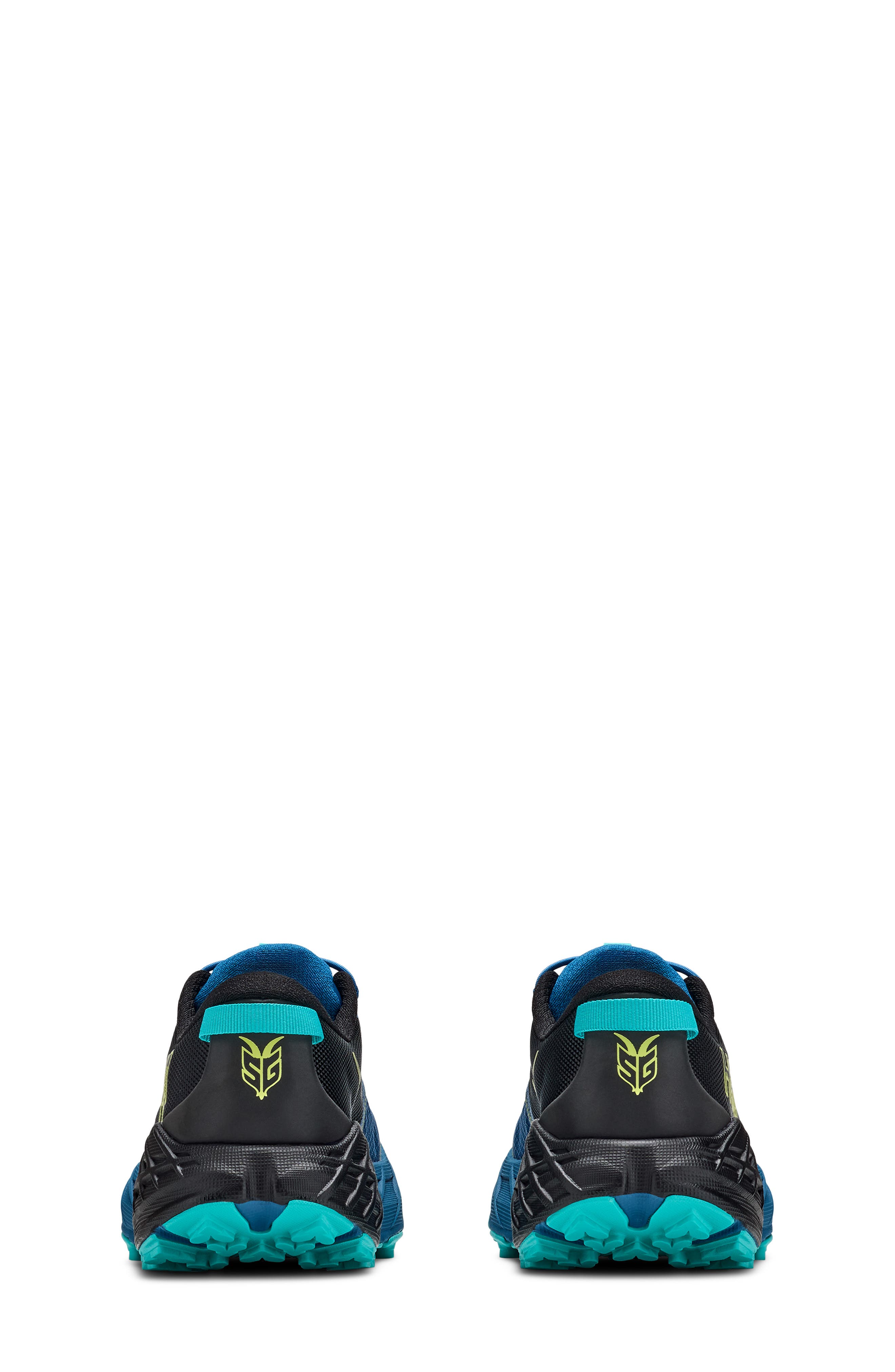 Kids' Speedgoat 7 Trail Running Shoe, Alternate, color, BLACK / NIGHT GLOW BLUE
