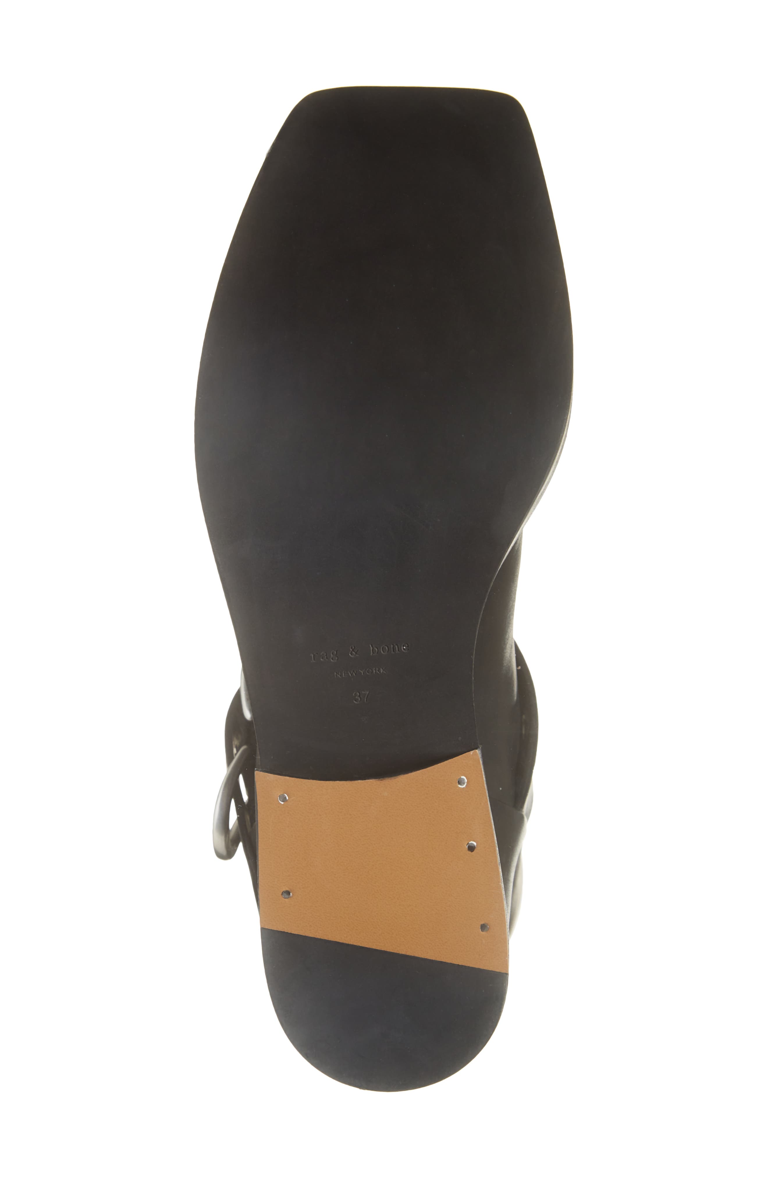 rag & bone Jax Moto Boot, Alternate, color, Black