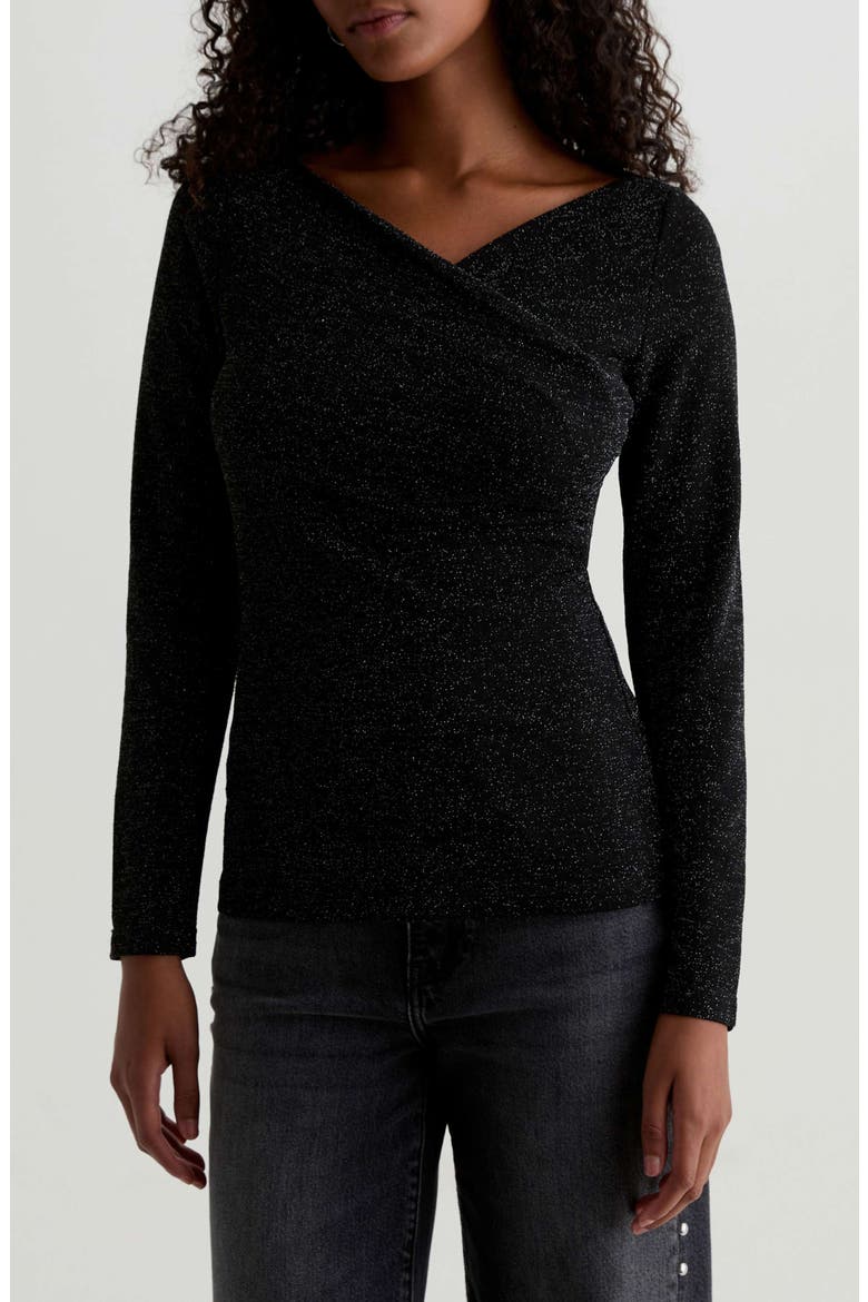 Alaya Glitter Top, Main, color, ALL THAT GLITTERS