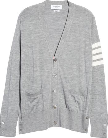 Thom Browne 4-Bar Merino Wool Cardigan | Nordstrom