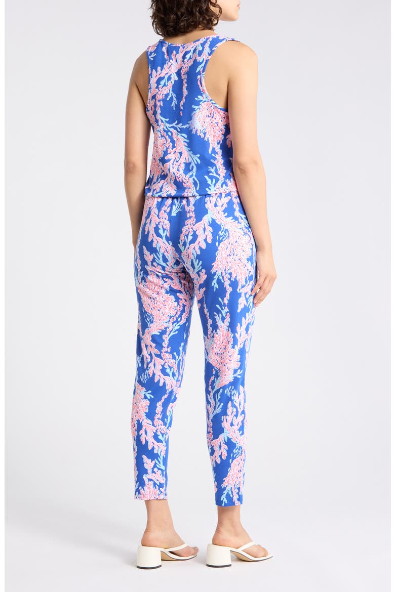 Paulina Sleeveless Jumpsuit, Alternate, color, BOREALIS BLUE SWIM ON OVER
