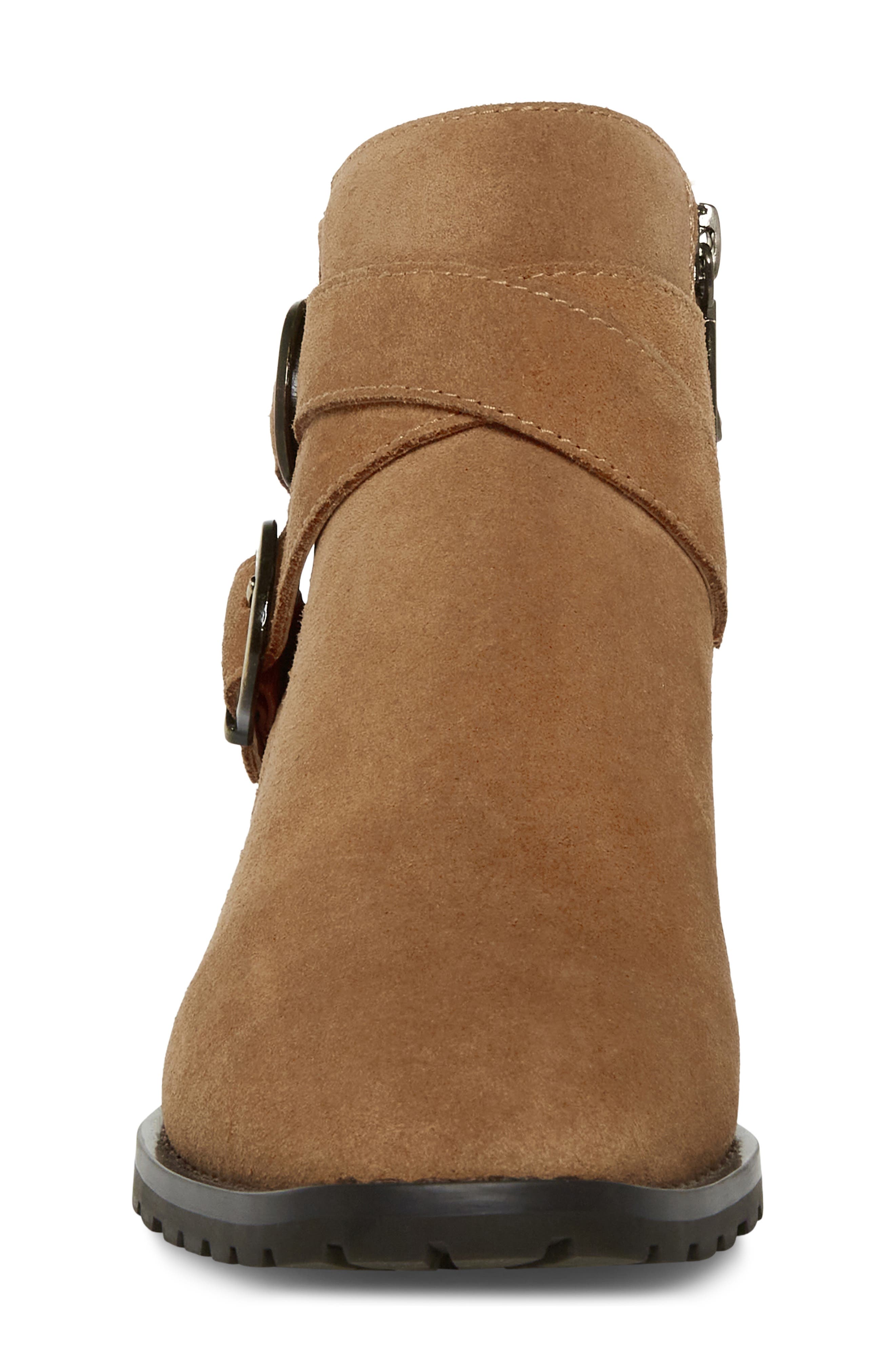 Stolz Waterproof Bootie, Alternate, color, CAMEL SUEDE