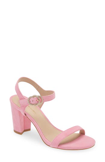 Stuart Weitzman Pearla T-strap Slingback Sandal In Museline