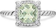 David Yurman Petite Chatelaine® Pavé Bezel Ring with Semiprecious Stone and Diamonds
