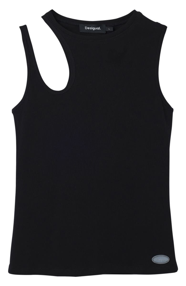 Desigual Cutout Vest Top, Alternate, color, 