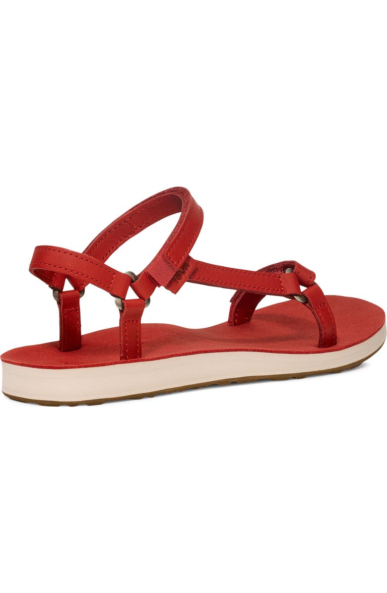 Teva Original Universal Slim Leather Sandal, Alternate, color, Bossa Nova