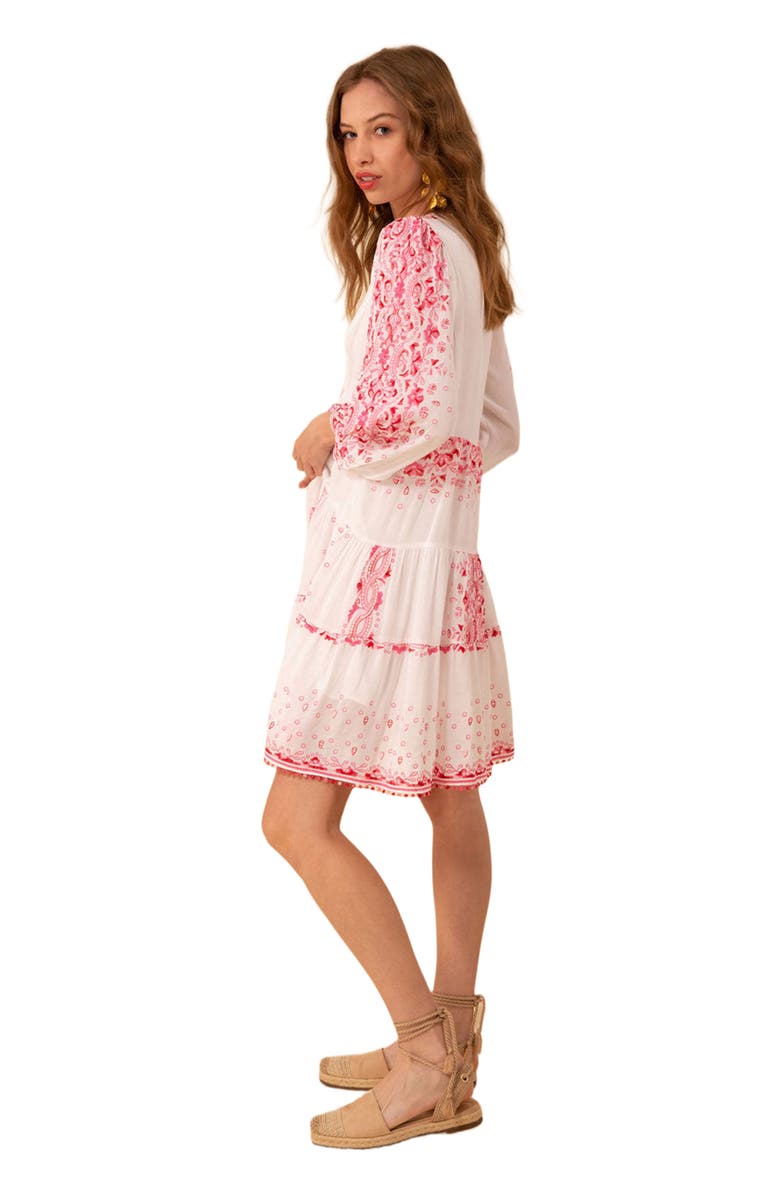 Hale Bob Emery Embroidered Dress, Alternate, color, 