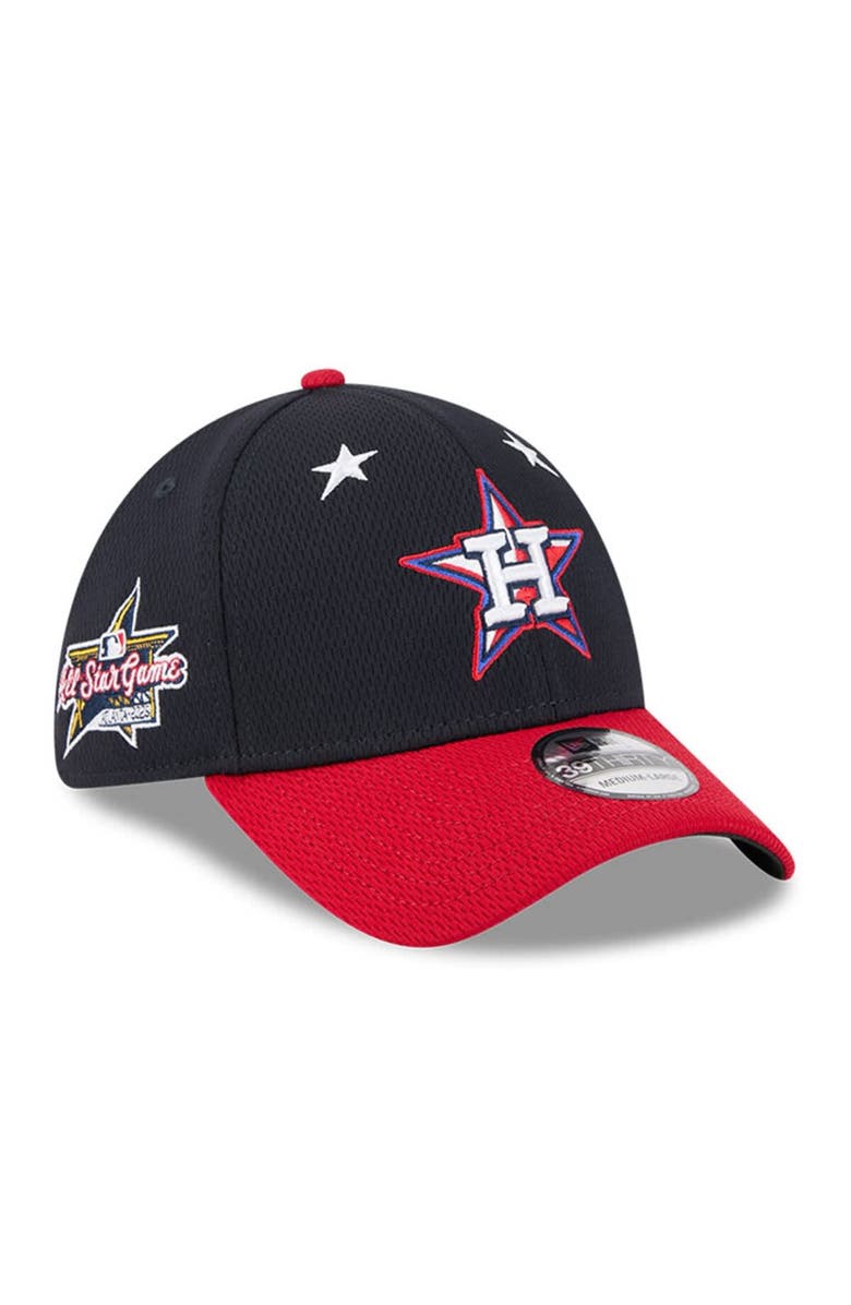 New Era Men's New Era Navy/Red Houston Astros 2025 MLB All-Star Game Workout 39THIRTY Flex Hat, Main, color, Navy