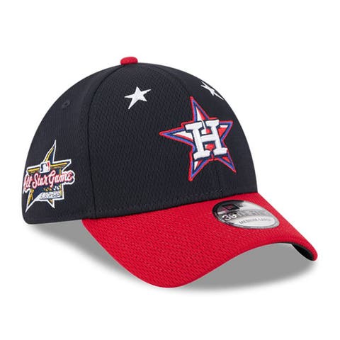 Men's New Era Navy/Red  Houston Astros 2025 MLB All-Star Game Workout 39THIRTY Flex Hat