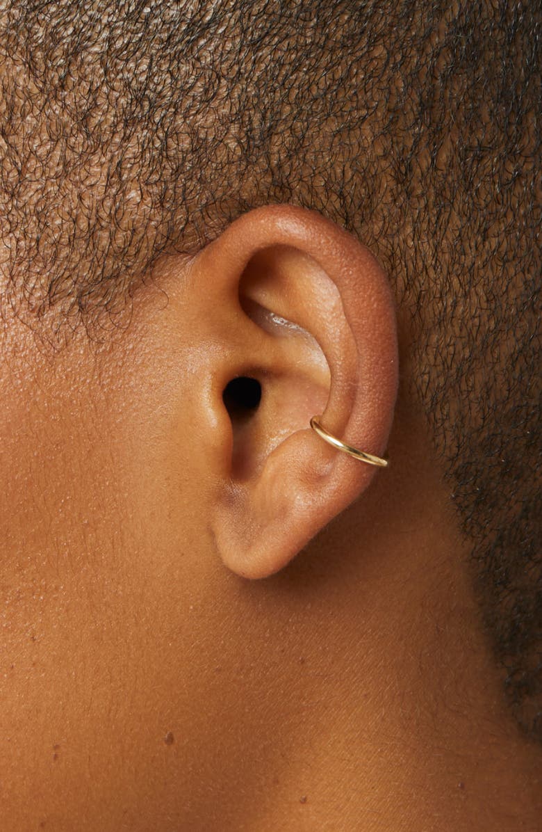 Ana Luisa Sterling Silver - Simple Ear Cuff, Alternate, color, Gold