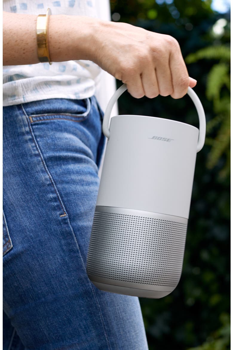 Portable Home Bluetooth® Speaker, Alternate, color, LUXE SILVER