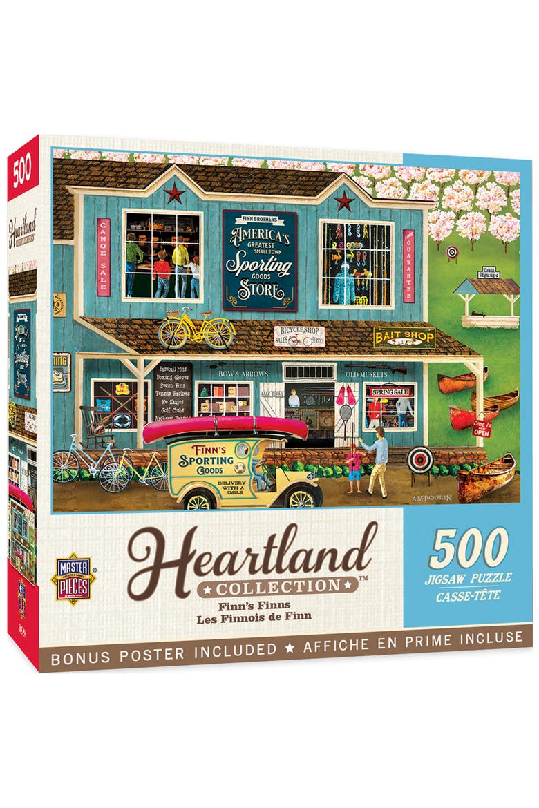 Finn's Finns 500 Piece Jigsaw Puzzle, Main, color, Multicolor
