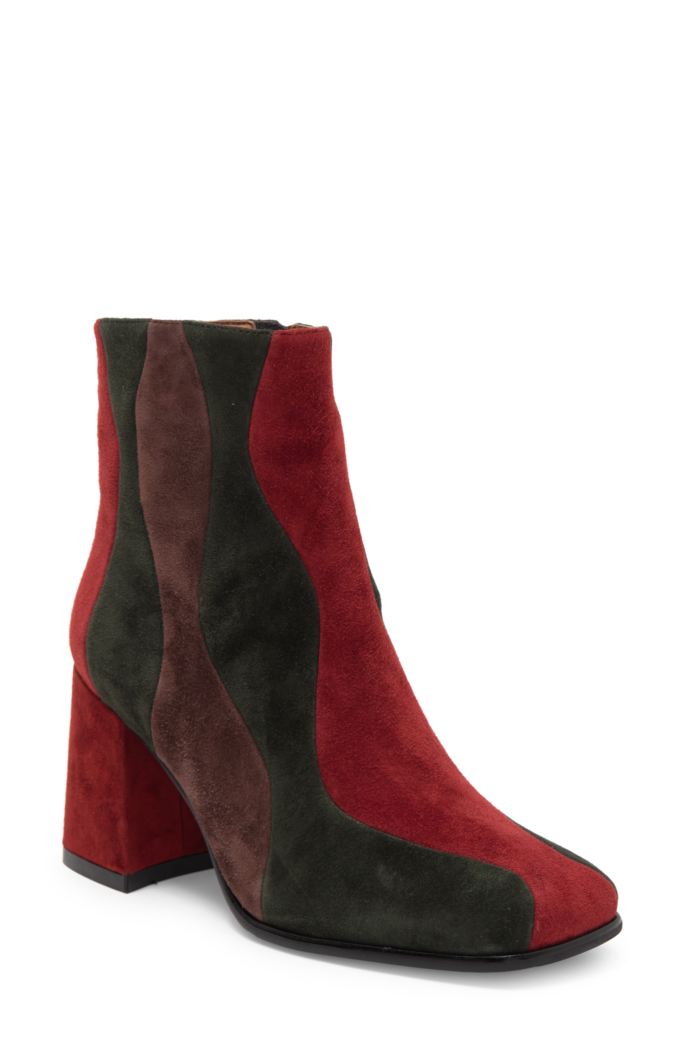 Lavalamp Bootie, Main, color, RUST SUEDE MULTI